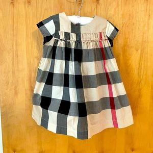 Burberry baby dress 18m